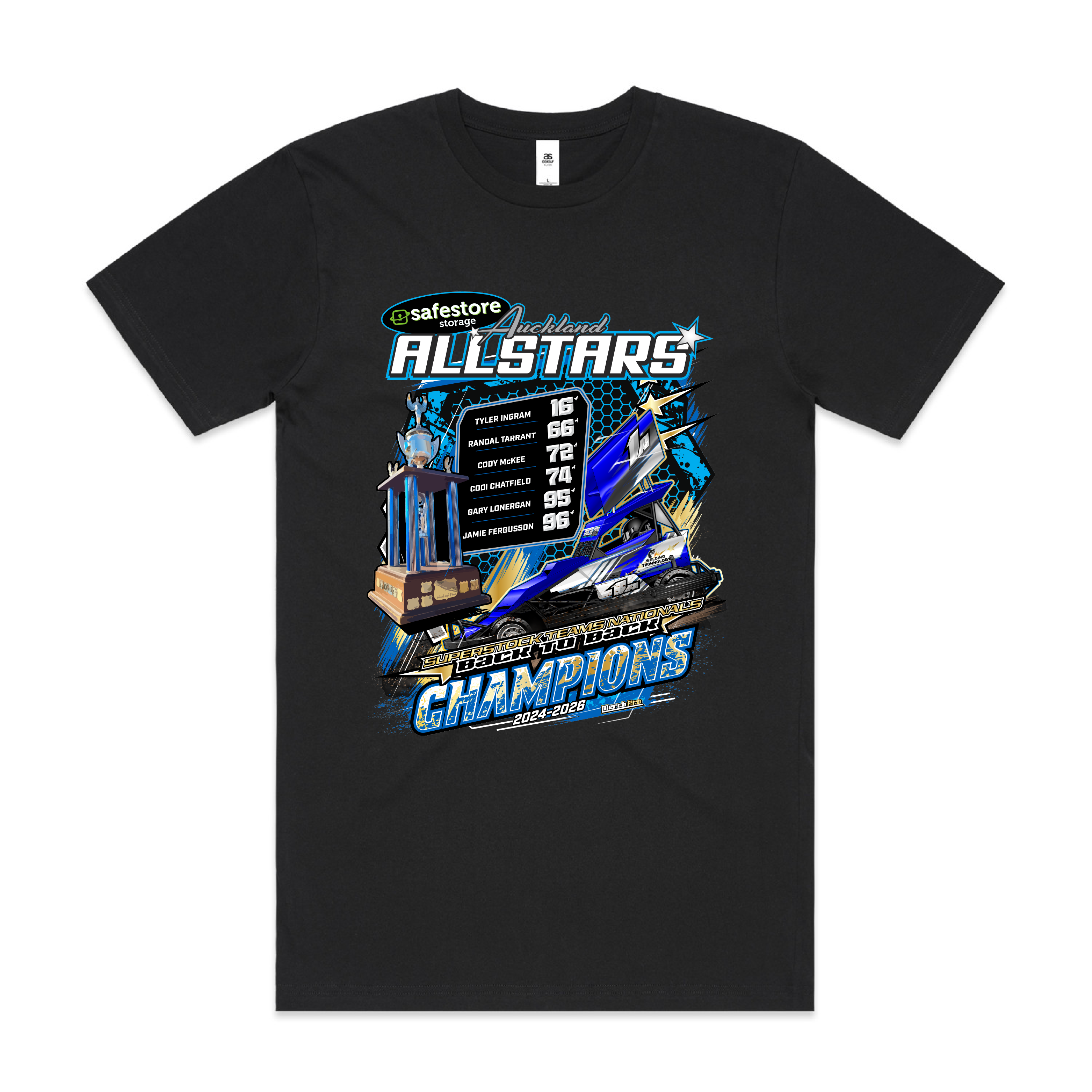 Auckland Allstars Back To Back T-Shirt